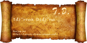 Tárnok Diána névjegykártya